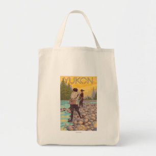 Tote Bag Les femmes pilotent la pêche - le Yukon, Alaska