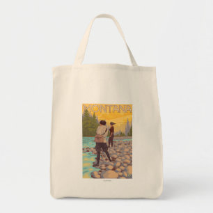 Tote Bag Les femmes pilotent la pêche - Montana