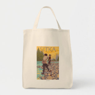 Tote Bag Les femmes pilotent la pêche - Sitka, Alaska
