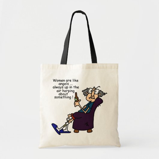 Tote Bag Les Femmes Sont Comme Des Anges (Devant)