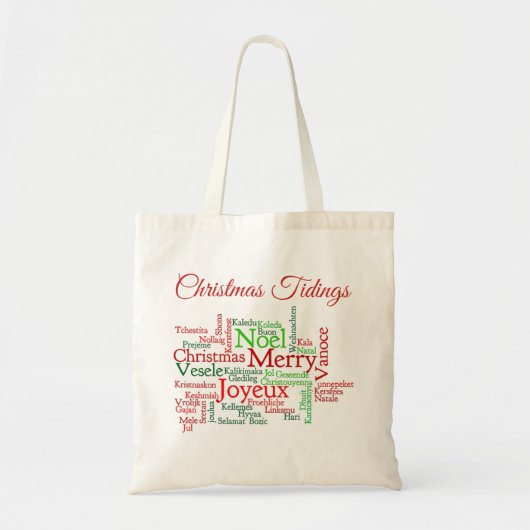 Tote Bag Les Fêtes De Noël Dans Le Monde Entier (Devant)