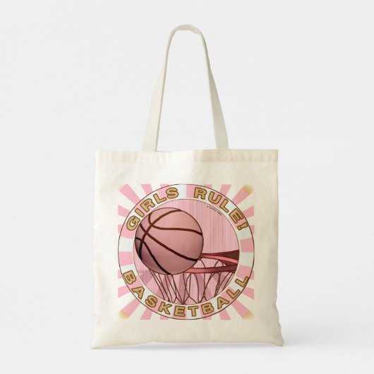 Tote Bag Les filles gouvernent le basket-ball (Dos)