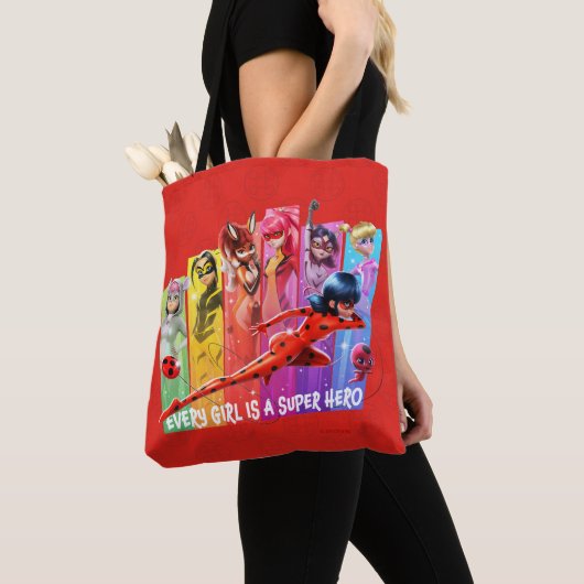 Tote Bag Les filles miraculeuses | Chaque fille est un supe (De près)