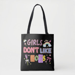 Tote Bag Les filles n'aiment pas les garçons