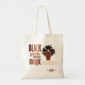 Tote Bag Les Filles Noires Sont Un Monogramme Magique (Devant)