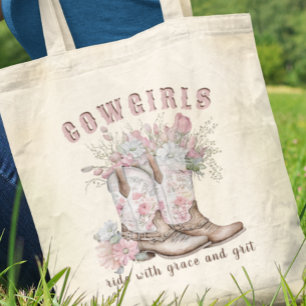 Tote Bag Les Filles Roulent Avec Grâce Et Grit