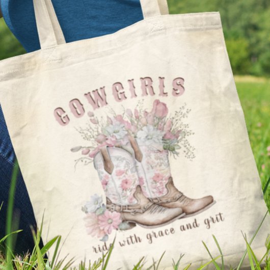 Tote Bag Les Filles Roulent Avec Grâce Et Grit