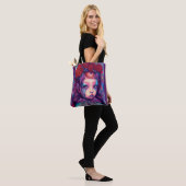 Tote Bag Les Filles Whimsical Face Nymph Fairy Sorcière Mag (Sur le modèle)