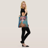 Tote Bag Les Filles Whimsical Face Nymph Fairy Sorcière Mag (Sur le modèle)