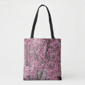 Tote Bag Les fleurs de cerisiers Sakura sont roses (Devant)