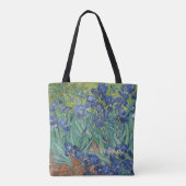 Tote Bag Les fleurs d'Irises Vincent Van Gogh Art monogramm (Dos)