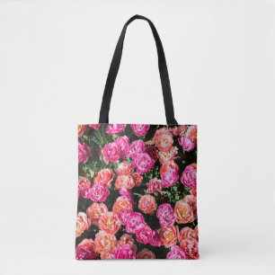 Tote Bag Les fleurs en fleurs forment une texture arrière