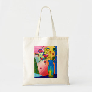 Tote Bag Les fleurs Peter Max inspirent Fourre-tout