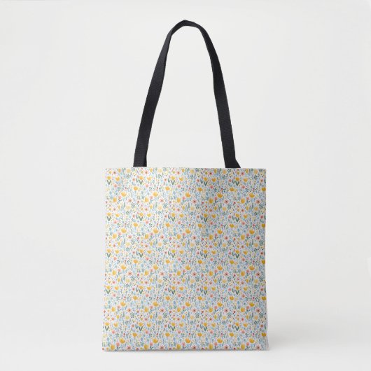 Tote Bag Les Fleurs Sont L'Alphabet Des Anges (Devant)