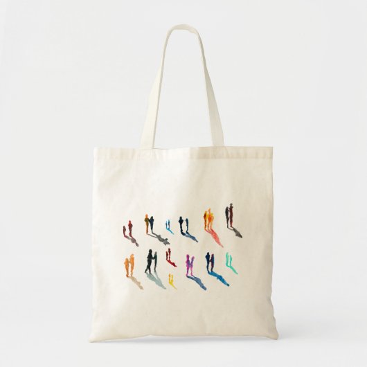 Tote Bag Les gens art aquarelle fine art (Devant)