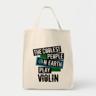 Tote Bag Les gens les plus cool de la planète jouent au vi