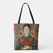 Tote Bag Les gens ouverts de coeur (Dos)