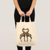 Tote Bag Les girafes amoureuses (Devant (produit))