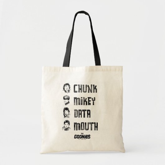 Tote Bag Les Goonies | Couche, Mikey, Données, Bouche (Devant)