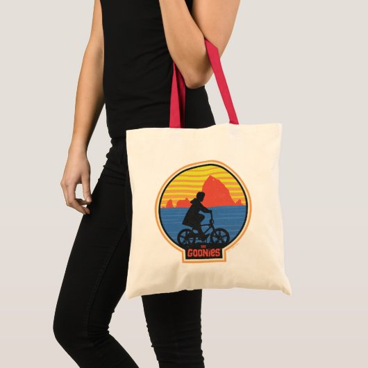 Tote Bag Les Goonies Retro Mikey équitation Vélo Graphique (Devant (produit))