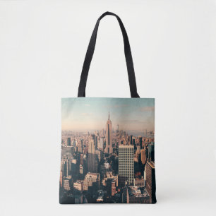 Tote Bag Les gratte-ciel de New York offrent une vue urbain