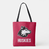 Tote Bag Les Huskies de NIU en détresse (Dos)