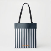 Tote Bag Les impacts de la marine | Le Monogramme de Gentle (Devant)