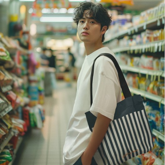 Tote Bag Les impacts de la marine | Le Monogramme de Gentle