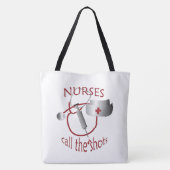 Tote Bag Les infirmières appellent les chaussures AOPLT (Dos)