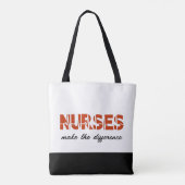 Tote Bag Les Infirmières Font La Différence (Dos)