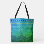 Tote Bag Les Jeans verts regardent tout (Devant)