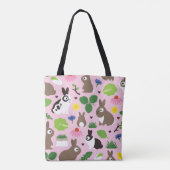 Tote Bag Les lapins Et Leurs Traitements (Dos)