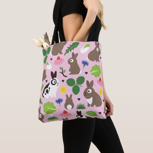 Tote Bag Les lapins Et Leurs Traitements (De près)