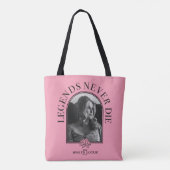 Tote Bag Les légendes ne meurent jamais - Le Lotus Blanc (Dos)