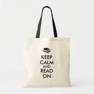 Tote Bag Les livres gardent le calme et lisent sur le