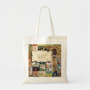 Tote Bag Les livres vintages apportent un baby shower de