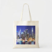 Tote Bag Les lumières nocturnes de la ville (Devant)
