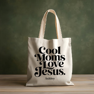 Tote Bag Les mamans cool aiment Jésus