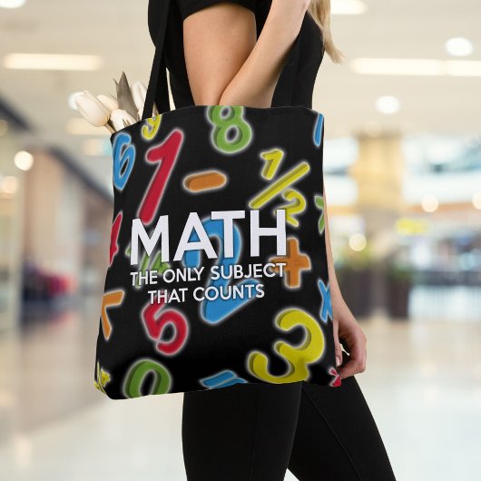 Tote Bag Les Maths Le Seul Sujet Qui Compte Les Citations A