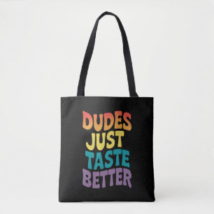 Tote Bag Les mecs Goûtent un meilleur Gay pride Vintage