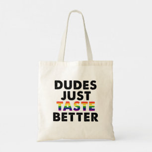 Tote Bag Les mecs ont juste meilleur goût Idée cadeau Gay P