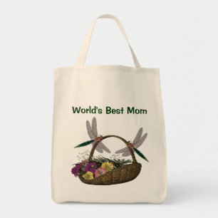 Tote Bag Les meilleures fleurs de libellules de maman des