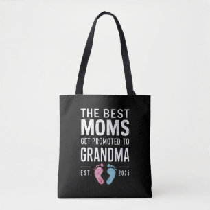 Tote Bag Les meilleures mamans sont promues grand-mère Étab