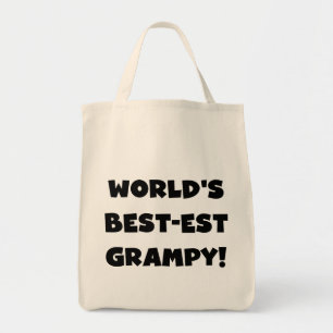 Tote Bag Les meilleurs cadeaux Grampy du monde de Black Tex