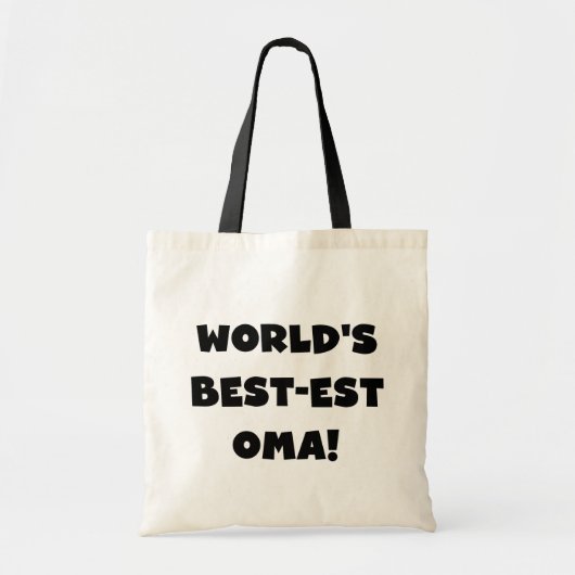 Tote Bag Les meilleurs cadeaux Oma Noir ou Blanc du monde (Devant)