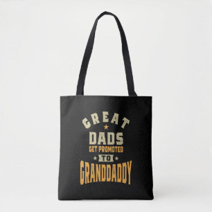 Tote Bag Les Mens Les Grands Dads Sont Promus À Grand-Papa