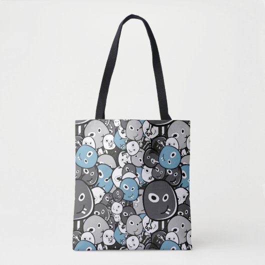 Tote Bag Les mignons monstres (Devant)