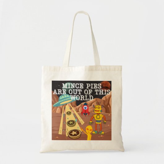 Tote Bag Les minces tartes sont hors de ce monde (Devant)