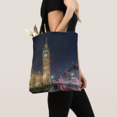 Tote Bag Les monuments | Big Ben la nuit (De près)