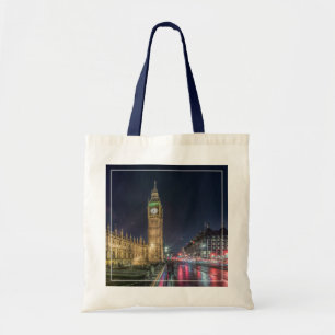 Tote Bag Les monuments Big Ben la nuit